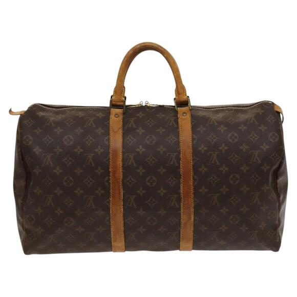 LOUIS VUITTON Monogram Keepall 50 Boston Bag M41426 - Picture 2 of 16